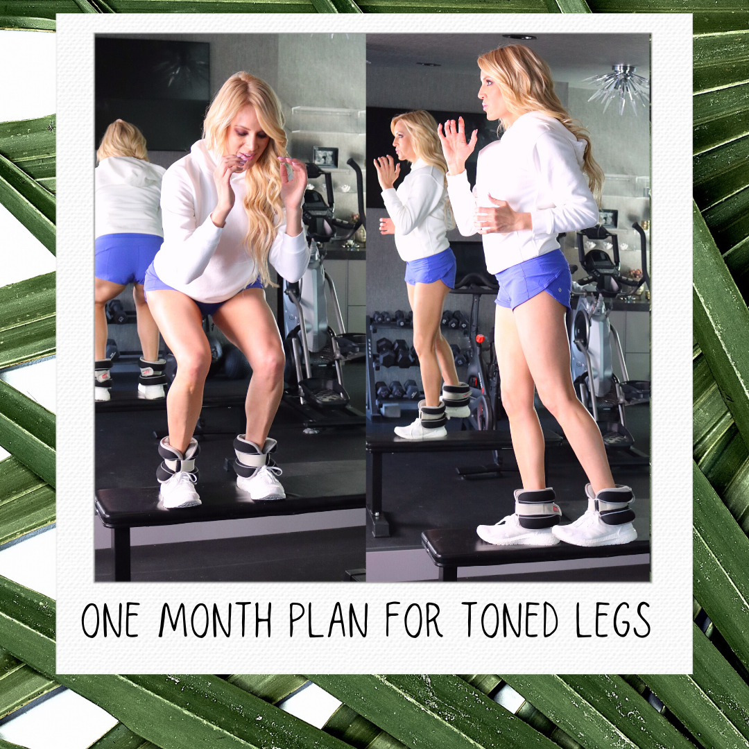 one month plan for how to tone legs including toned legs workout 