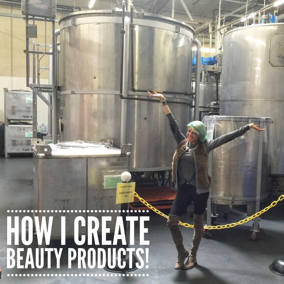 how to create beauty products from start to finish!