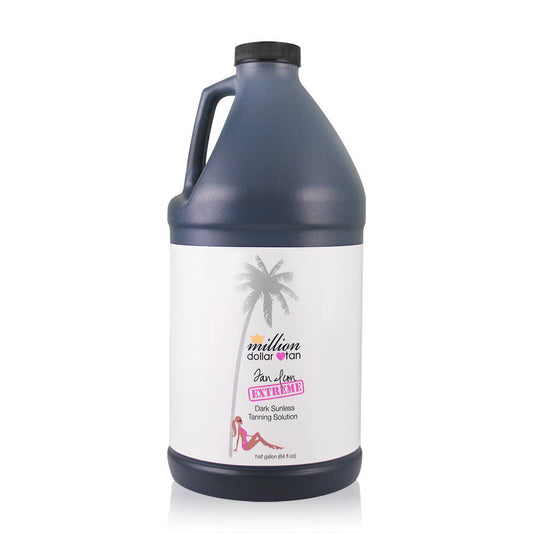 Tan Icon Extreme Half Gallon (64oz) Professional Spray Tanning Solution - Dark